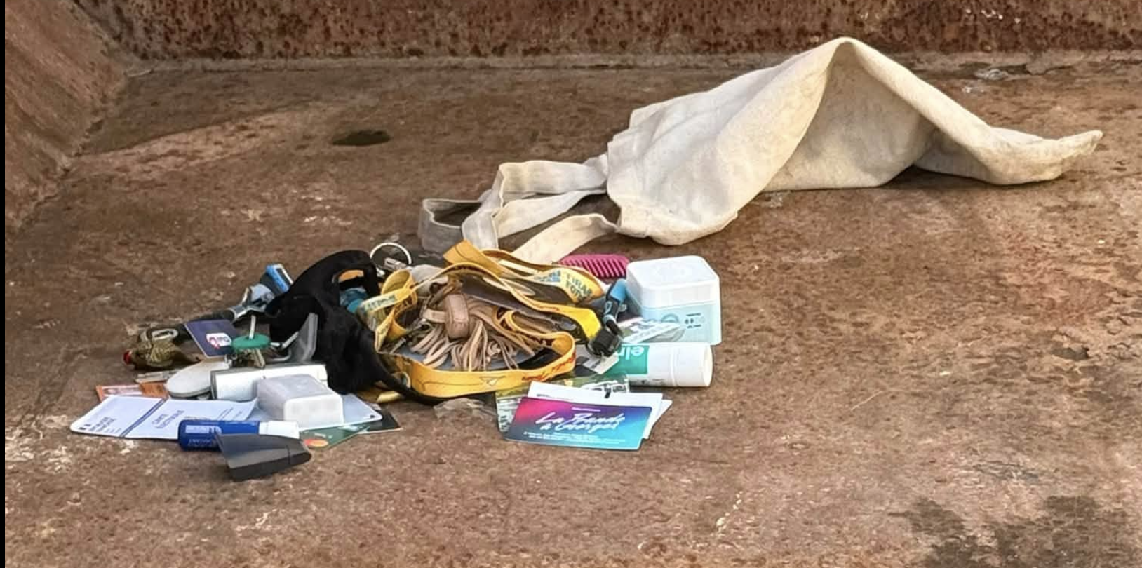 Objets trouvés dans bennes,