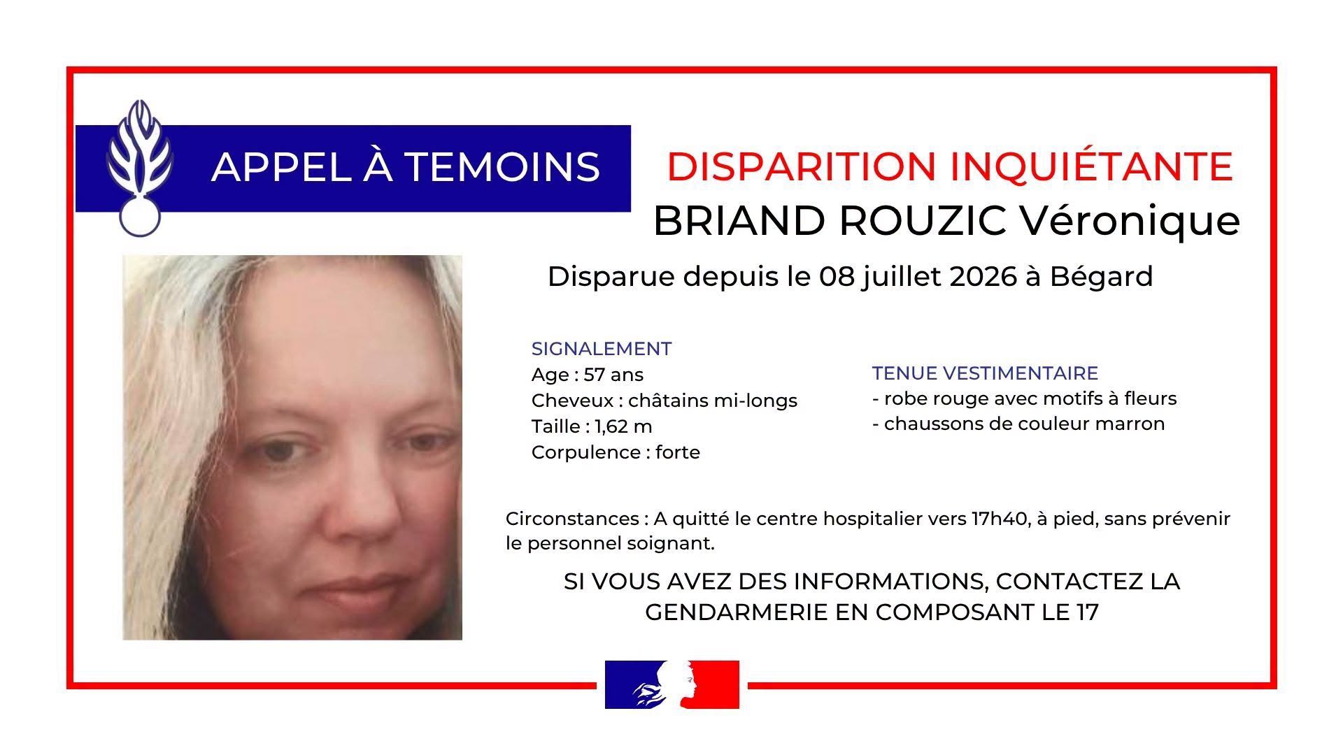 [DISPARITION INQUIÉTANTE]