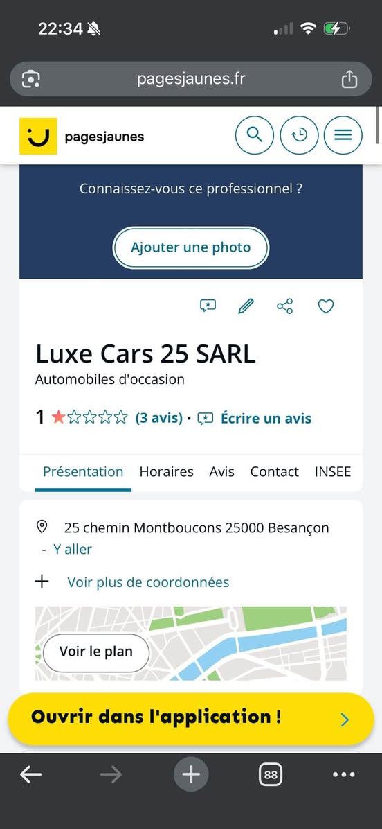 Signalement : LE SALON DE L'AUTO (LE SALON DE L'AUTO)
