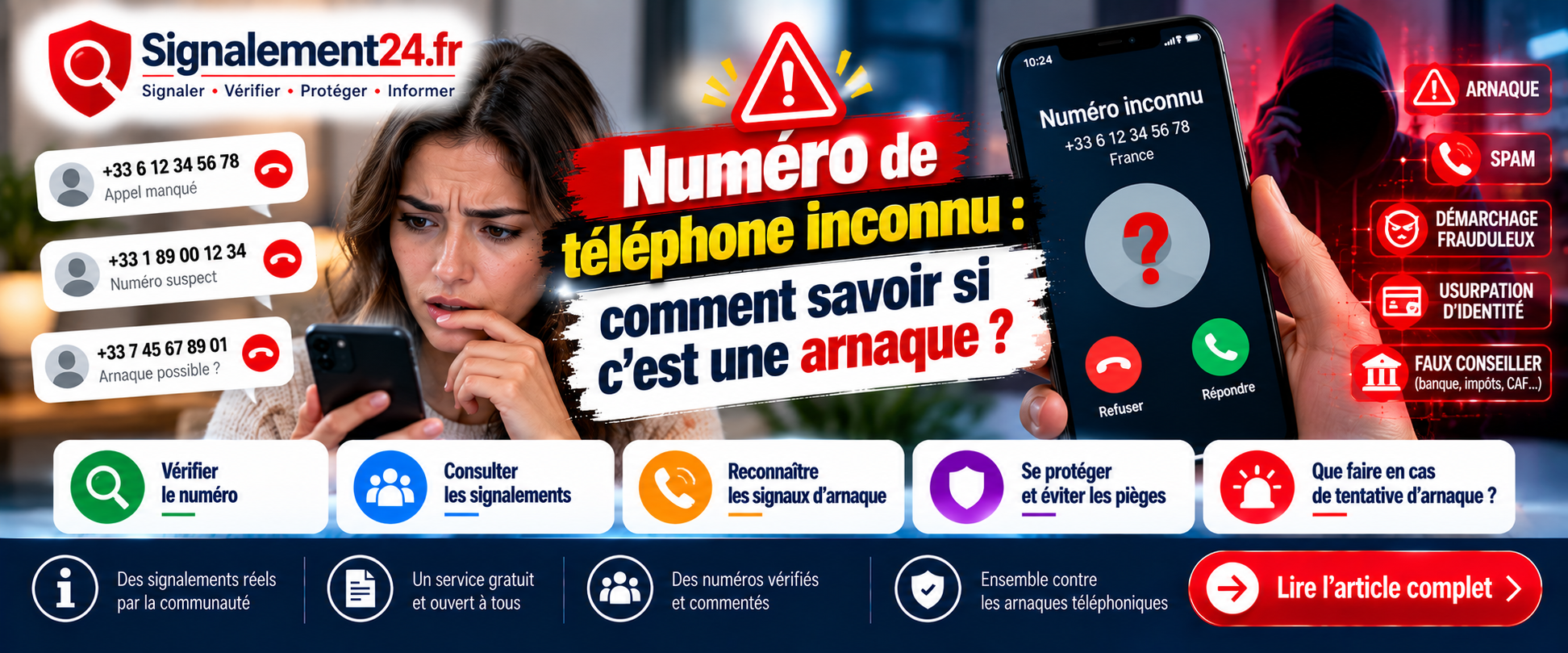 📞 Numéro de téléphone inconnu : comment savoir si c'est une arnaque ?